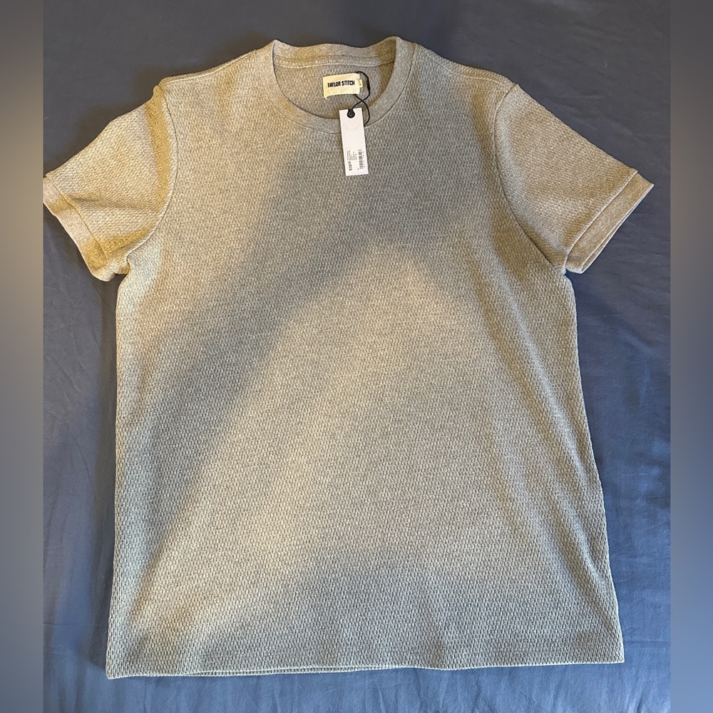 Tayor Stitch Heavy Nag Waffle in Ash (XL-44)